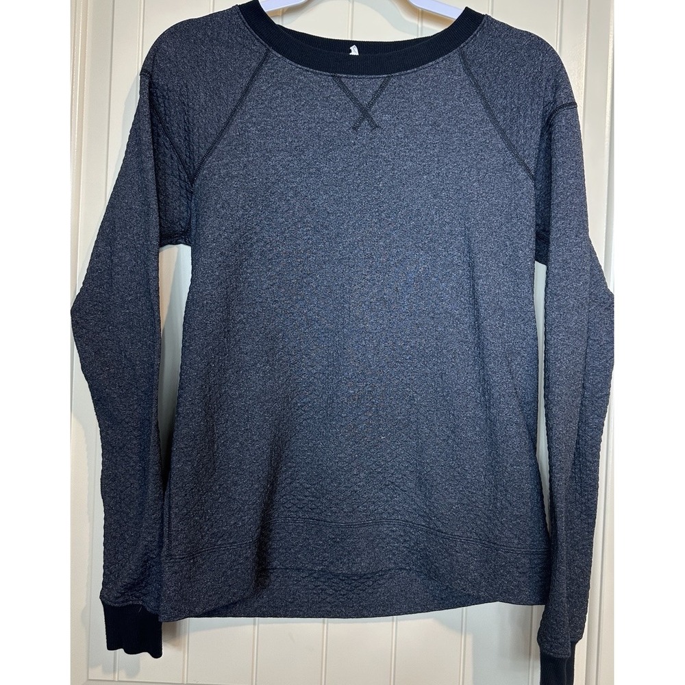 LUCY Pullover quilted long sleeve shirt sz S athleisure yoga gym workout GUC